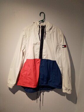 Men's Tommy Hilfiger Retro Colorblock Pullover Windbreaker Jacket